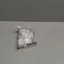 Cabinet Knobs 6 Pcs, Crystal Drawer Pulls for Dresser, Gold Furniture Handles, 1.4" Diameter Glass Knobs for Kitchen, Bathroom (Flower, Brushed Gold)