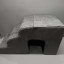 Dog Stairs for Couch Sofa and Chair, 3-Step Dog Steps for Small Dogs and Cats, Non-Slip Indoor Pet Step, Light Grey