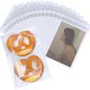 PigPotParty Self Sealing Cellophane Bags 6''x 9", 100 Pcs Cookie Treat Bags, Clear Plastic Gift Bags for Goodie, Snack, Party Favor, Candy, Cards, Envelopes