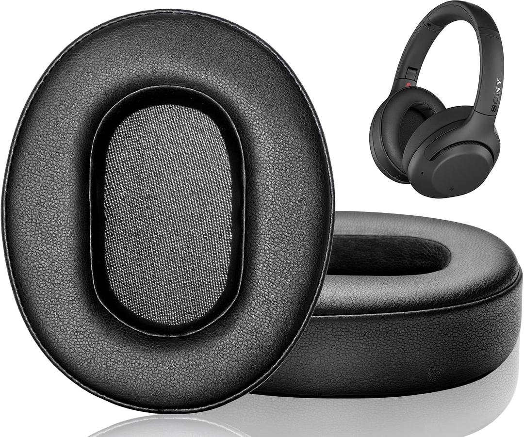 Link Dream Ear Pads for Sony WH-XB900N/ WH-CH710N/ WH-CH720N/ WH-RF400/ MDR-RF895RK Soft Protein Leather Memory Foam Replacement Earpads Ear Cushions