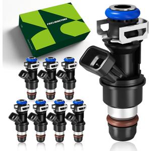 DMYQWL V8 4.8L/5.3L/6.0L Fuel Injectors Compatible with Chevy&GMC - Silverado 1500/2500(2001-2006), Sierra 1500/2500(2000-2006),Tahoe(2000-2006),Yukon (2001-2006),Replace#17113553,FJ315 (8pcs)