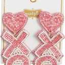 Valentine Beaded Earrings