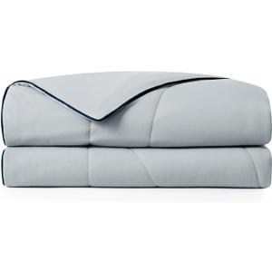 Dream Valley Outlast Queen Cooling Comforter, NASA-Grade Instant Cooling Blanket for Hot Sleepers, Luxurious Comforter for All Season, Cool Grey, 90"x90"