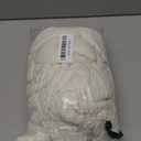 Pack 4,18" Unique Ivory White Knit Christmas Stockings Style3