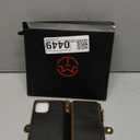 Defencase Compatible with iPhone 14 Case Wallet with RFID Blocking Card Holder for Women and Men, Fashion PU Leather Magnetic Snap Flip Zipper Strap Wallet Phone Case Fit for iPhone 14 6.1", Coffee