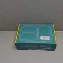 SAYAPE Stainless Steel Bento Lunch Box for Kids, 26.4 oz Leak-Proof 3-Compartment Metal Bento Box, BPA-Free, Cute Cartoon Meal Prep Snack Container with Utensils for School, Office, Travel - Yellow