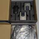 Alvoxcon UHF Dual Channel Wireless Lavalier Microphone System with Volume Control for iPhone, DSLR, PA Speaker, YouTube, Podcast, Video Recording, Conference, Vlogging, Church, Interview, Teaching