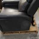 Lexicon Manual Recliner Chair, Reclining Sofa Chair, Home Theater Seating, Wall Hugger, Manual Recliner for Living Room/ Office/ Apartment, Easy Assembly, Black Faux Leather