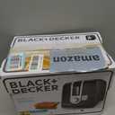 BLACK+DECKER 2-Slice Toaster, Extra Wide Slots for Bagels & Thick Bread, 6 Browning Settings, Removable Crumb Tray, Cancel Button, 850W, Black