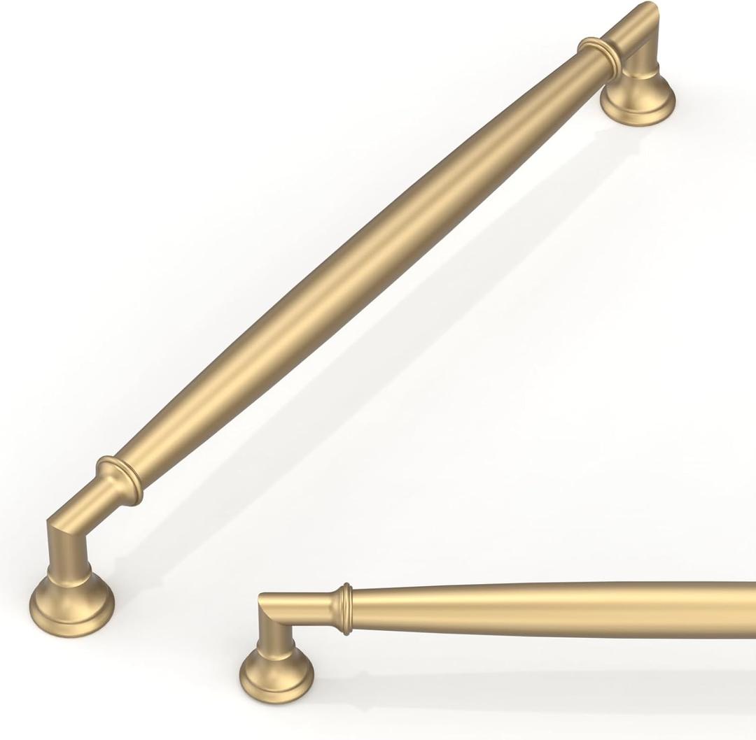 10 Pack Champagne Bronze Cabinet Pulls 7.5 Inch(192mm) Kitchen Cabinet Handles Cabinet Hardware for Drawer Pulls