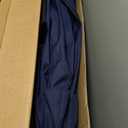 13FT Double-Sided Patio Umbrella with 48 Solar LED Lights, Large Rectangular Outdoor Market Umbrella with Crank Handle, Vented Canopy, Heavy-Duty 12 Rib Steel Frame, for Backyard, Garden, Pool, Navy