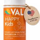 VAL Happy Kids Unscented Magnesium Roll-On, Relaxation & Calm Formula for Kids, Zechstein® Magnesium with Chamomile & Shea Butter, Fragrance-Free, 3 oz