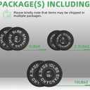 Fitvids 2-Inch Olympic Cast Iron Weight Plate for Strength Training & Weightlifting