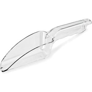 New Star Foodservice 34387 Polycarbonate Plastic Utility Ice Scoop, Clear, 6-Ounce