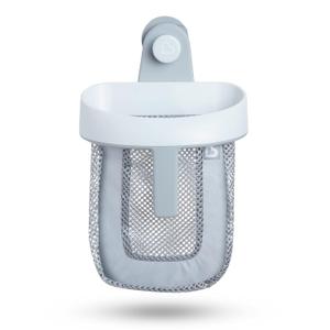 Munchkin Super Scoop Hanging Bath Toy Storage with Quick Drying Mesh, Grey (1 Count (Pack of 1))