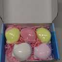 Mermaid Bath Bombs for Kids Girls with Surprise Inside, 6 Pcs Natural Fizzy Princess Fun Shell Bubble Bath Bomb Kit with Jewelry Toys, Christmas Easter Basket Stuffer Valentines Day Birthday Gift Set