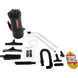 Cen-Tec Systems 6 Qt. HEPA Commercial Backpack Vacuum with Attachment Set