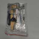 3-in-1 Professional Jeweler's Saw Kit - Adjustable Saw Frame, 144 Blades (Sizes 1/0-2), and V-Slot Wooden Bench Pin with Clamp - Jewelry Making, Wood, Metal and Craft Cutting Tool Set