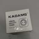 KADAMS Pomodoro Cube Timer Productivity Visual Timer - 5/10/25/50 Min Rotating Countdown (1, Green)