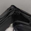 DULCE DOM Double Rifle Case, 38 42 44 inch Soft Gun Tactical Bag for Shooting Range, Movable Divider for 1 or 2 Gears, Multiple Magazine Pouches & Accessory Bags (Black)