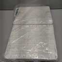 Vagusicc Wicker Storage Basket, Set of 2 Hand-Woven Storage Baskets for Organizing, Foldable Cube Storage Bins, 11 Inch Wicker Storage Baskets for Shelves and Decor, Square Closet Organizer, White