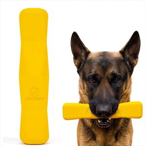 Indestructible Stick Dog Toy - Lifetime Replacement - Durable Chew Toy for Aggressive Chewers - Safe Non-Toxic Natural Rubber - Chew Tug & Fetch - Tough, Heavy Duty - Med/Large Breed, 8x2
