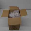 100 Pack 20 oz Plastic Cups with Lids and Straws, Sturdy Food Safe Iced Clear Coffee Cups Disposable Smoothie Cups for Cold Drinks