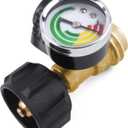 Propane Tank Gauge - Lp Gas Gauge Tank Indicator Suitable for RV Camper (Upgrade 2 pack)