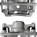 2Pcs Disc Brake Caliper Assembly with Bracket Replacement for Acura EL 1997-2000 & Honda Civic 1996-2011 Insight 2010-2014#19-1832 19-1833 45019SNAA60 45018SNAA60