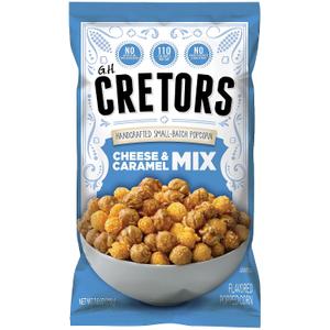 G.H. Cretors Gourmet Caramel Corn Popcorn Irresistible Cheese & Rich Caramel Flavor in Convenient Individual Bags, 7.5 Oz (6 Pack), BB May 02 2026