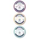 C.O. Bigelow Assorted Salve Tins, Pack of 3 Lip Balm Tins, Coco Vanilla, Apple, and Herbal Mint All Purpose Salve for Lips, Cuticles, Hands & Dry Skin, Lip Balm Set, 0.8 oz