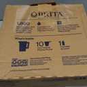 Brita Large Water Filter Pitcher for Tap and Drinking Water, Includes 1 Standard Filter, BPA-Free, Lasts Two Months, 10-Cup Capacity, Bright White