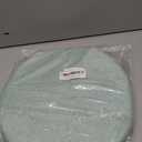 Greenjin 12" Anti Slip Round Stool Cushions with Straps,Thick Circle Chair Pad for Kitchen Dining Chairs,Detachable Round Chair Cushion Cover with Rubber Granule Bottom for Bistro Bar High Stool Teal