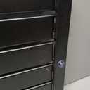 GOBAM Bamboo Bath Mat, Large, 26 x 15.8 x 1.3 inch - Non-Slip Floor Mat for Bathroom, Spa, Sauna, Kitchen, Indoor & Outdoor Spaces, Shower Mat for Bathroom Decor - (Black, 26" long)
