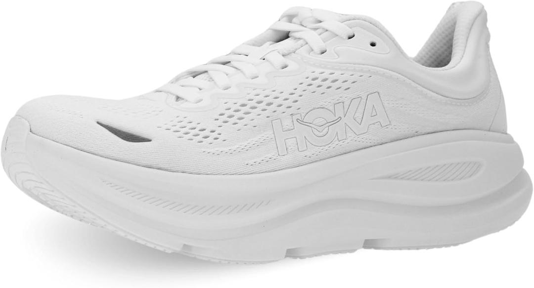 Hoka Women's Bondi 9 Sneaker (White/White)