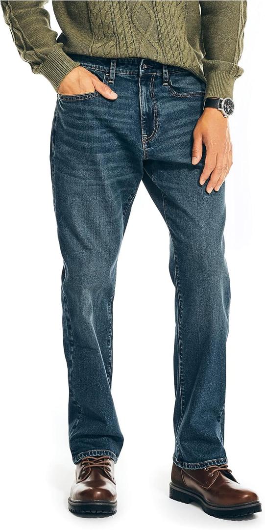 Nautica Jeans Men's Rlxd Lt Hatch (38W x 32L) 