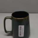 Large Ceramics Coffee Mugs,24 oz, Large Handle Design, Extra Large Tea and Coffee Cup for Office and Home, Microwave and Dishwasher Safe(Color:24 oz green)