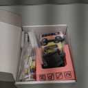 HANQIANN School Bus Station Toy for Wooden Train Track, DIY Extend Station Playset for Railroad Train Track, Preschool Learning Educational Toys for Toddlers Kids Age 3 and up