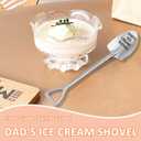 2 x Dads Ice Cream Shovel Spoon, Fathers Day Gifts From Daughter - Dad Gift, Unique Funny Dad Gifts - Birthday Gifts For Dad, Gifts For Dad Who Wants Nothing - Ice Cream Spoon Gifts