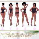Qunclay 10 Pack Bikini Hanger Set Body Shape Lingerie Hangers 5 Pcs Gold and 5 Pcs Rose Gold Wire Organizer Metal Display Swimsuit Supplies for Boutique Closet Clothes Dress Swimwear Bathing Suit Form