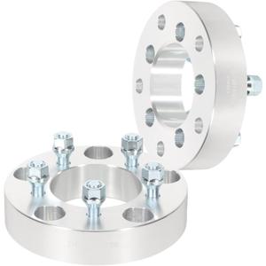 OCPTY 5x5.5 to 5x4.5 Wheel Adapters 1.5 inch with 1/2" ThreadSize 88mm Hub Bore fits 1994-2008 for Ram 1500 2003-2008 for E150 2PCS