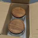 Sweejar Glass Jars for Laundry Room Organization, 90 ounce Laundry Pods Container, Glass Food Storage Jars with Airtight Lid, 2 Pack, Press Lid