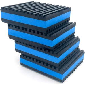 Air Jade 4 Pack Rubber Anti-Vibration Pads, 2 x 2 x 7/8 inches Heavy Duty EVA Vibration Isolation Pads Mats for HVAC, Washers, Compressors, Treadmills, Air Conditioner