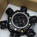 Moving Head Dj Lights for Parties, Disco Stage Lights 6-in-1 LED RGBW 6 Arms Light for Parties Support DMX-512 & Sound Activated, Dj Lighting for Party KTV Wedding Club, Valentines Day (Black)