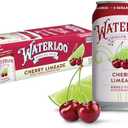 Waterloo Sparkling Water, Cherry Limeade Naturally Flavored, 12 Fl Oz Cans (2 Packs of 12) – Zero Calories and Zero Sugar or Sweeteners