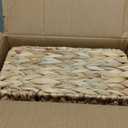 3 Gallon Wicker Trash Can,Small Bathroom Trash Can with Lid,Natural Water Hyacinth Wicker Waste Basket for Bedroom,Toilet,Narrow Garbage Can with Removable Liner