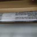 LazBlinds No Tools No Drill 1" Vinyl Mini Blinds, Cordless Blinds for Windows, Light Filtering Horizontal Window Blinds & Shades, 35" W x 36" H, White