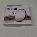 12 Acrylic Convex Mirror Convex Security Corner Mirrors, Adjustable Fixing Bracket with Wide Angle, Indoor Outdoor Curved Safety Mirror for Room Driveway Parking Garage Office By Hydencamm