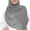 Women's Hijab Women Muslim Scarf Shawls Solid Headscarf Wraps Big Size Turban
