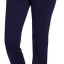 Motherhood Maternity Women's Full Length Fold Over Waist Lightweight Lounge Flare Pregnancy Yoga Pants, S